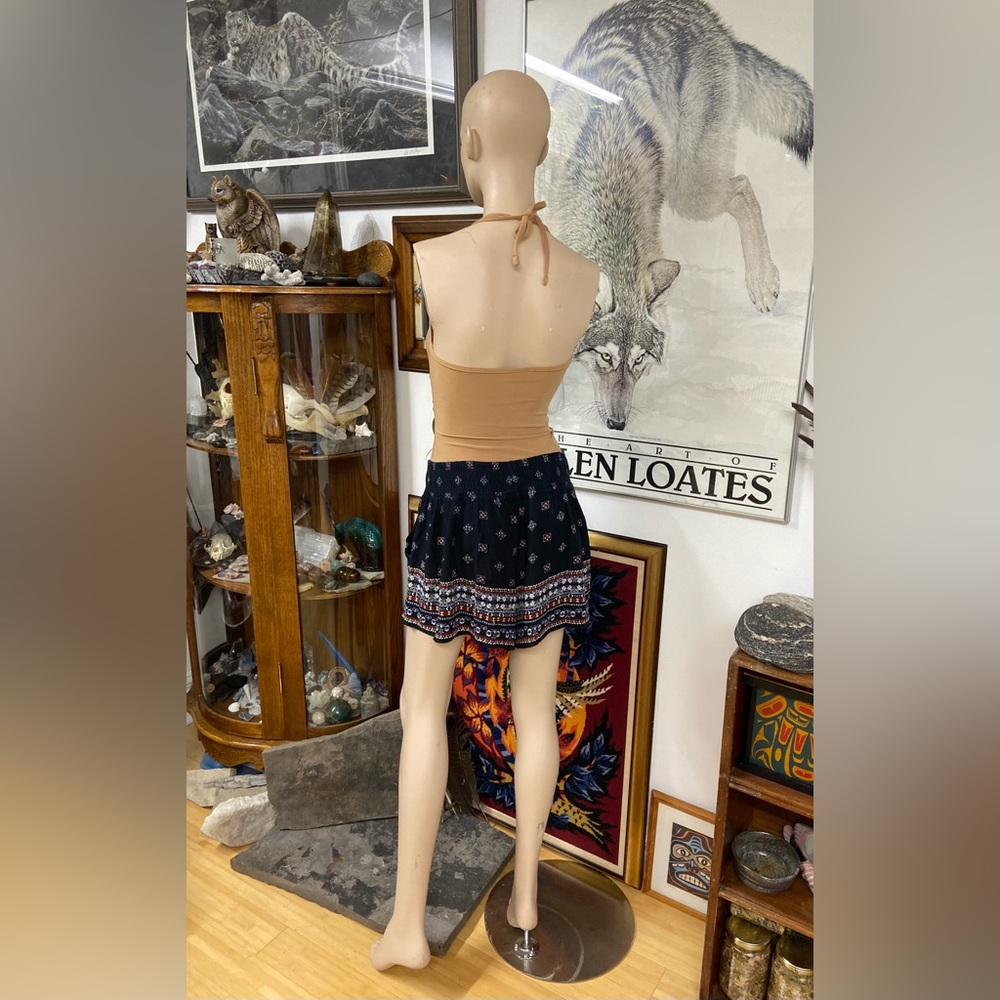 Black Patterned Shorts - Picture 9 of 11